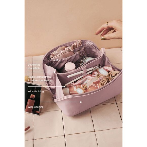 NWT Beis x Wicked Toiletry Kit Cosmetic Bag In Wicked Pink - Picture 5 of 5